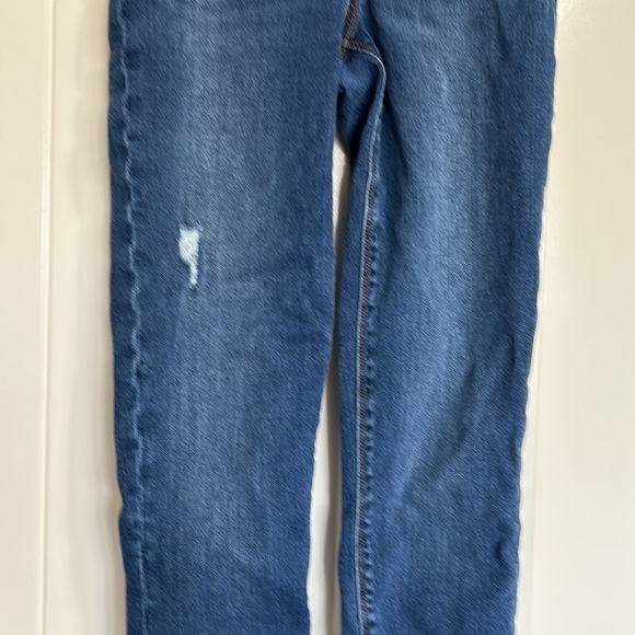 SPANX Denim Skinny Jeans Pants Raw Hem Pull On Medium Wash Denim 18511 XSmall - Picture 4 of 13